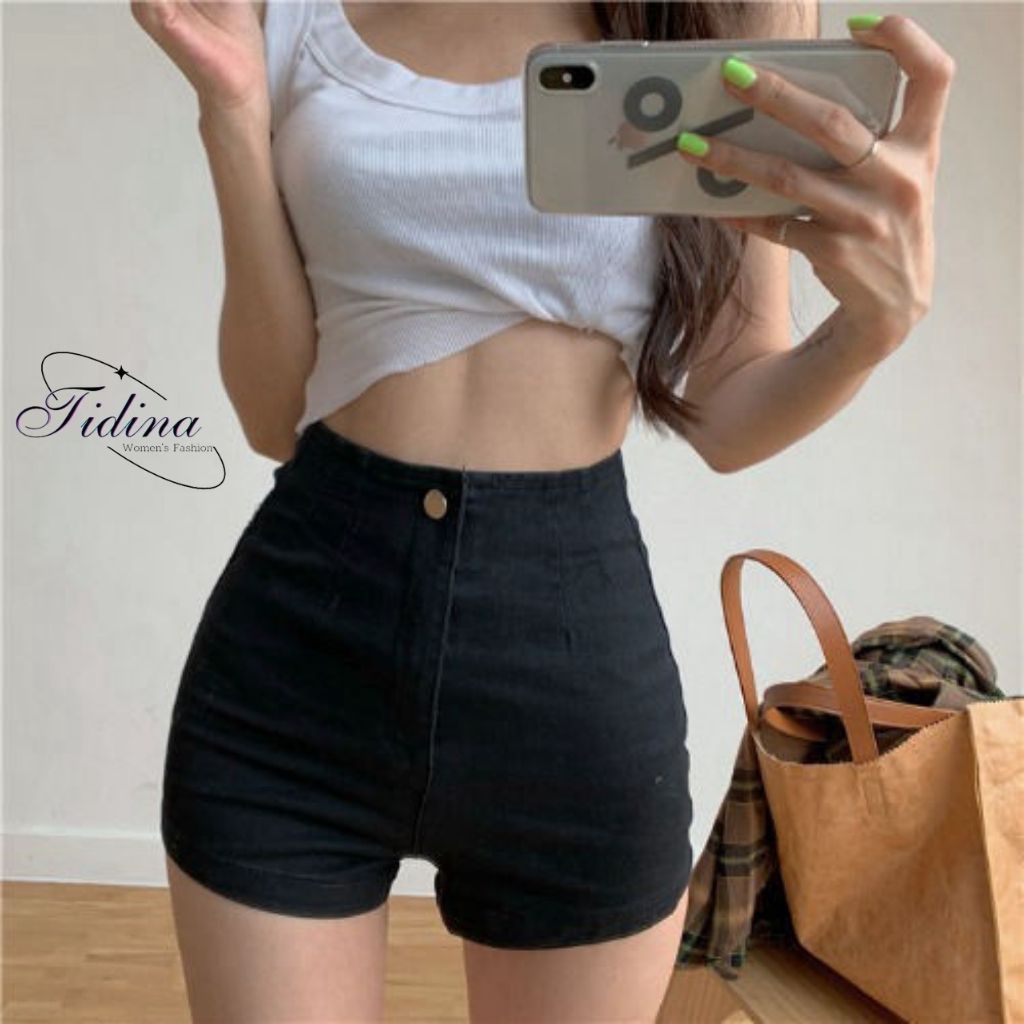 QUẦN SHORT NỮ TIDINA Quần đùi nữ lưng cao ôm dáng body thời trang siêu quyến rũ