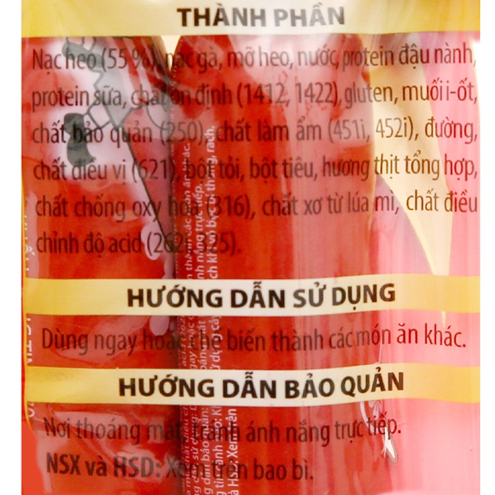 Xúc xích Heo tiệt trùng Vissan 280g (4 cây) -  SM0033 -  SIBMART