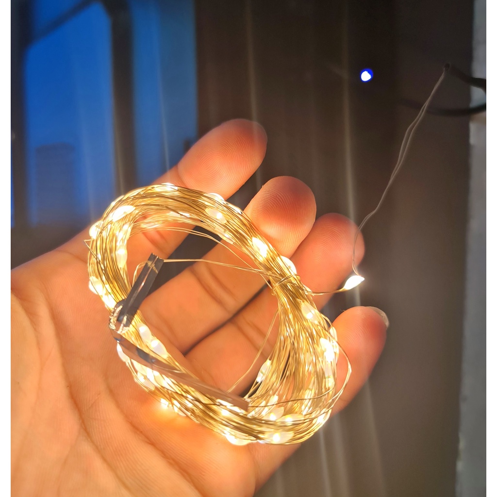 Dây Đèn LED Đom Đóm Trang Trí 10m Sử Dụng Nguồn USB