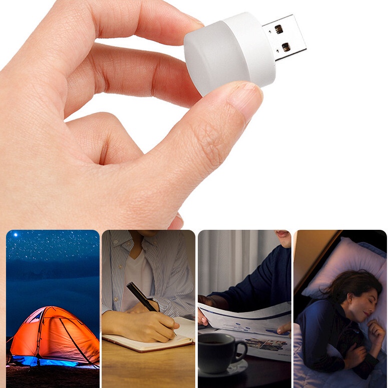Đèn Led USB Mini Bảo Vệ Mắt Dùng Đọc Sách Tiện Dụng Cho Xe Hơi / Máy Tính Điện Thoại