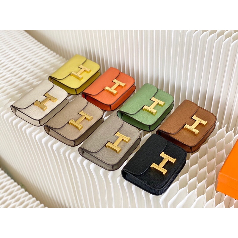 Túi đeo chéo mini nữ thương hiệu Hermes HM da thật cao cấp nhiều màu