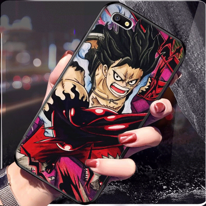 Ốp điện thoại mềm in hình Luffy anime One Piece cho OPPO A3S A5 A37 A39 A5S A7 A59 A77 F1S F3 F5 F7 F9