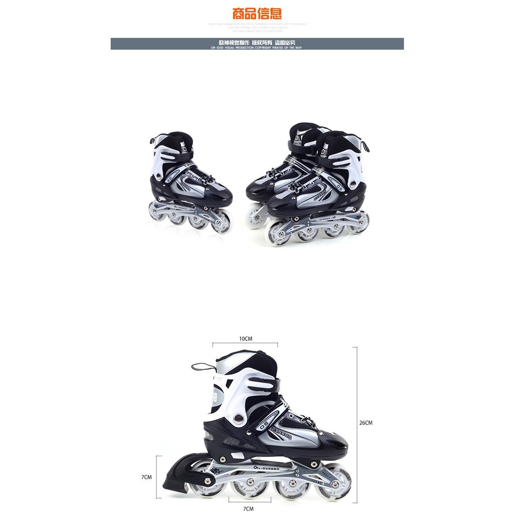 6.6 ⚡ SALE Giày trượt patin bánh xe phát sáng, OUSHEN ( bảo hành 3 tháng ) Xịn | Sale Rẻ | Có Sẵn 2020 . 🎁 .. new 👟 . .