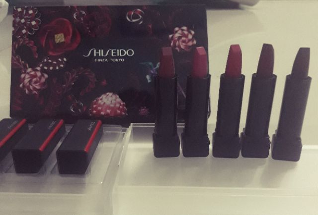 Set son lì mini Shiseido 5 màu thời trang - Phiên bản giới hạn