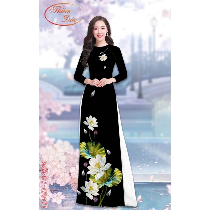 ÁO DÀI HOA ĐỦ SIZE