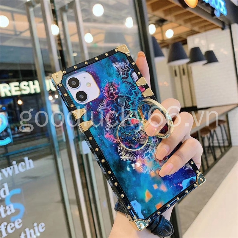 Samsung S8 Plus S10E S10+ A10S A20S S9+ Mobile Phone Case Star Circle Bracket Protective Shell Four-corner Anti-fall Protective Cover