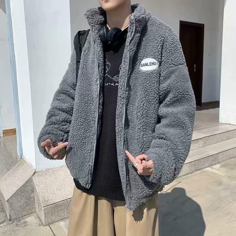 Áo khoác lông nam nữ lông Unisex Hàn quốc cực kute