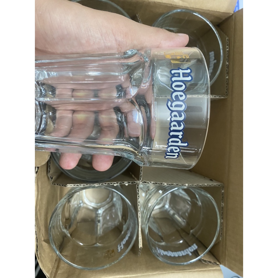 Hộp Ly thủy tinh Hoegaarden cao cấp