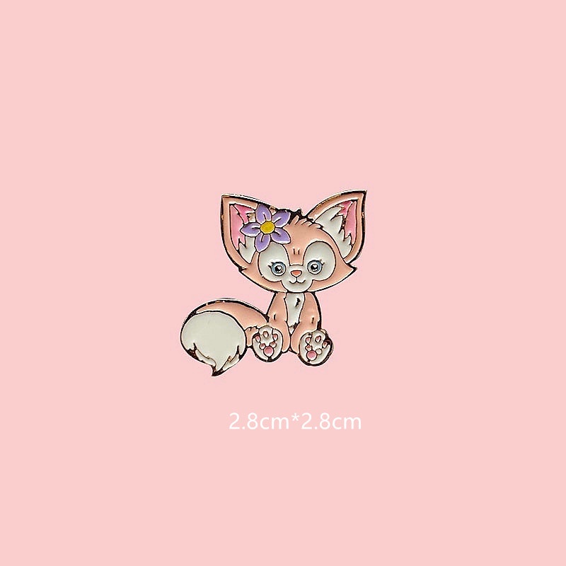 Ghim Cài Áo Hình Chú Cáo Dễ Thương Phong Cách Nhật Bản