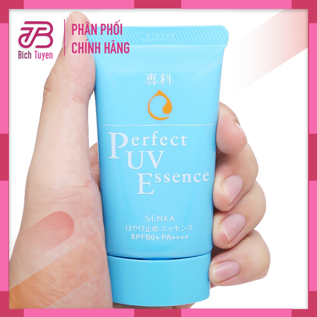 Kem Chống Nắng Dạng Essence Senka Perfect UV Essence SPF50+ PA++++ 50g BT Cosmetic