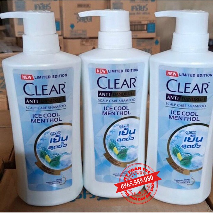 Dầu gội đầu Clear Men | Clear bạc hà | Dầu Gội Clear Thái Lan