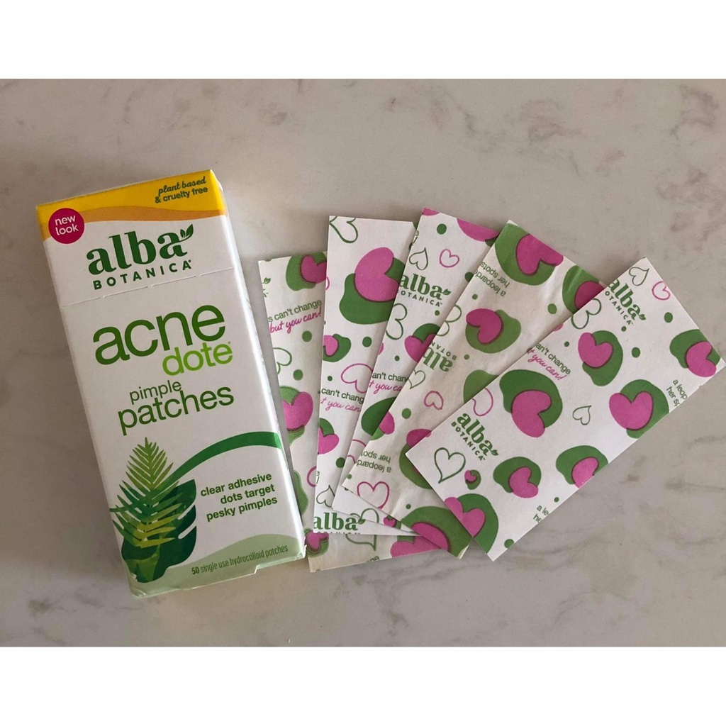 Tẩy da chết toàn thân và mặt giảm mụn Alba Botanica Acne Dote - Mỹ
