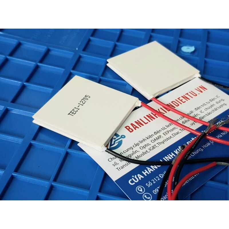 Sò nóng lạnh TEC1-12705 12705 5.3A 14.2-16.2V kích thước 40x40x4.2mm