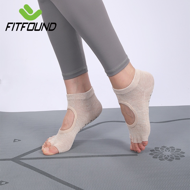 Tất Vớ Chân Tập Yoga Pilates Chống Trơn Trượt Chia 5 Ngón- Mẫu S