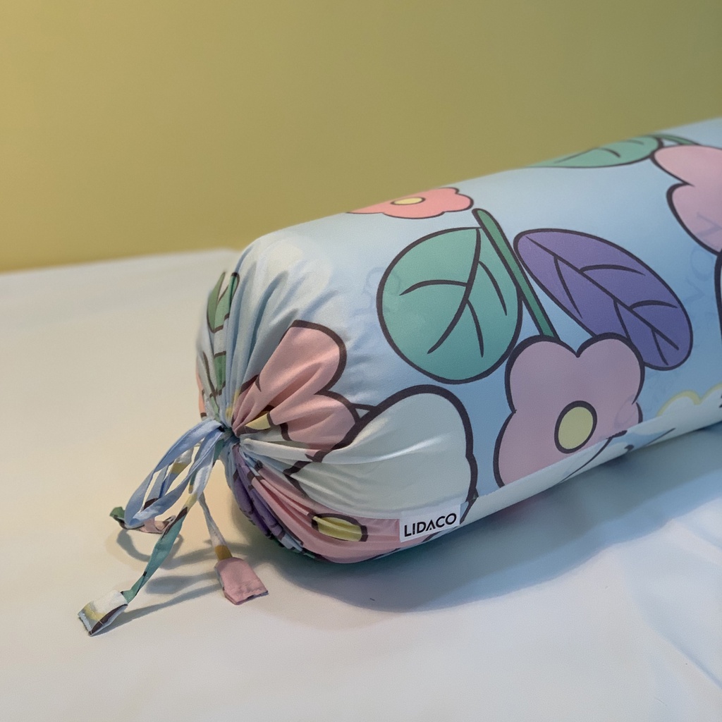 Vỏ gối ôm cotton 3D kích thước 35x100cm