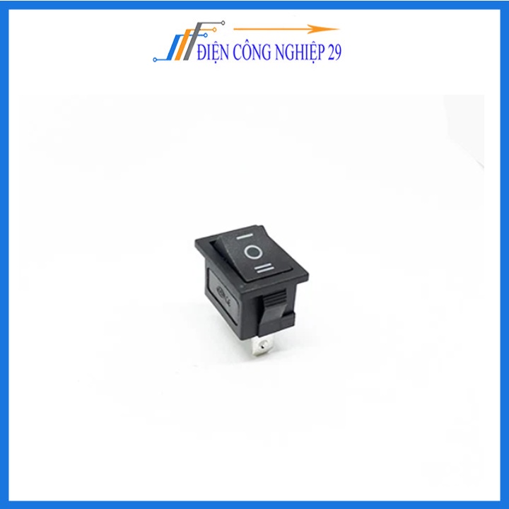 Công Tắc Bập Bênh KCD1 10x15mm 3 Chân 3 Chế Độ ON-OFF-ON