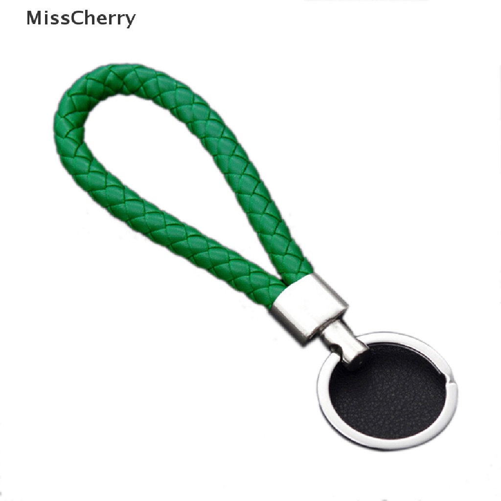 Móc chìa khóa dây da tùy chọn màu sắc thời trang