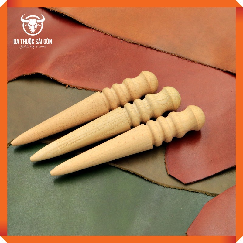 Cây Đánh Cạnh Bằng Gỗ Cao Cấp - Dụng Cụ Làm Da Handmade - Da Thuộc Sài Gòn