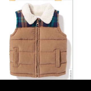 Áo khoác Gile trần bông vnxk xuất dư Old Navy bé trai,bé gái