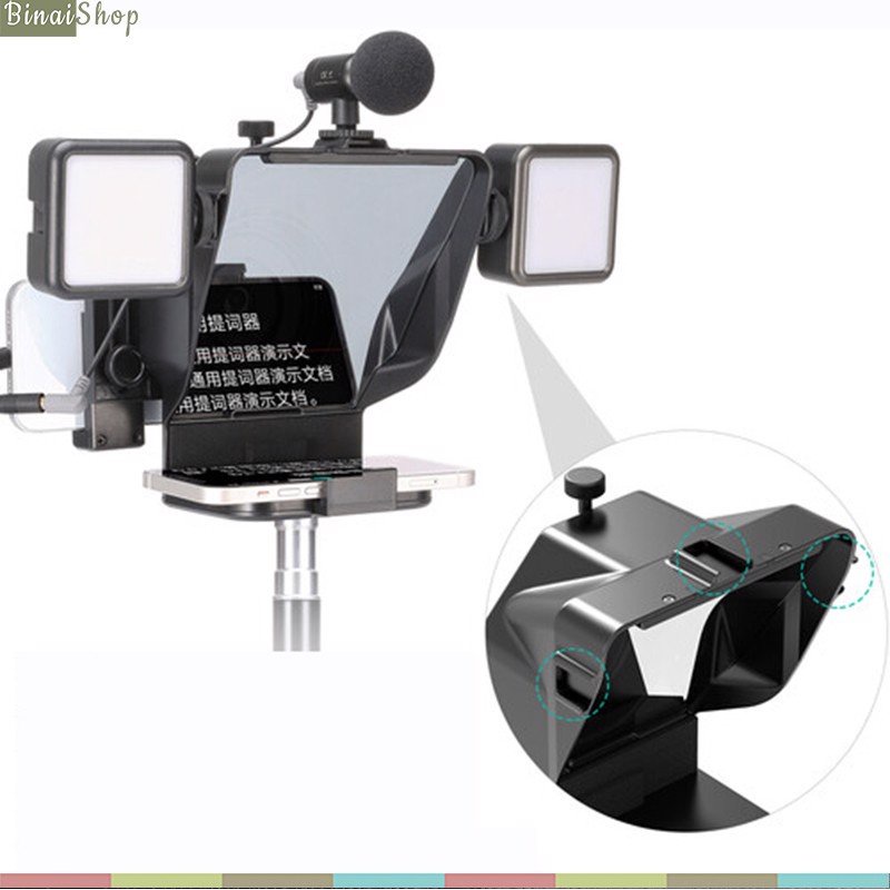Ulanzi Teleprompter PT-15 - Máy Nhắc Chữ Mini Dùng Cho Điện Thoại, Máy Ảnh, Máy Quay