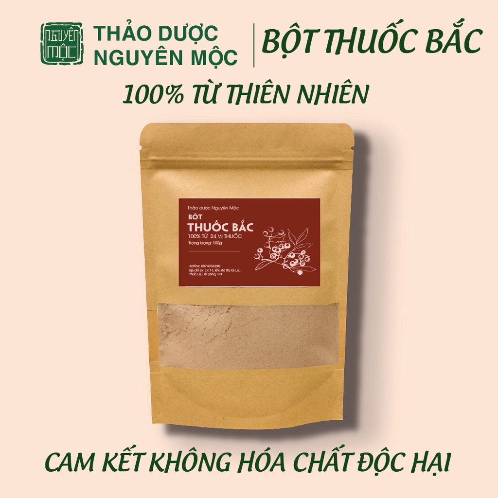 Bột thuốc bắc tắm trắng 24 vị nguyên chất hỗ trợ làm sạch mịn da mờ các vết thâm nám giảm sắc tố đen se khít chân lông