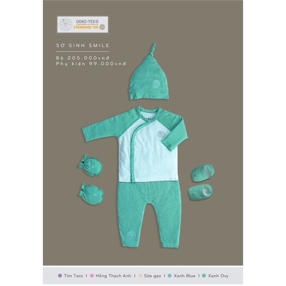 Hrnee Bộ quần áo sơ sinh mới 2022