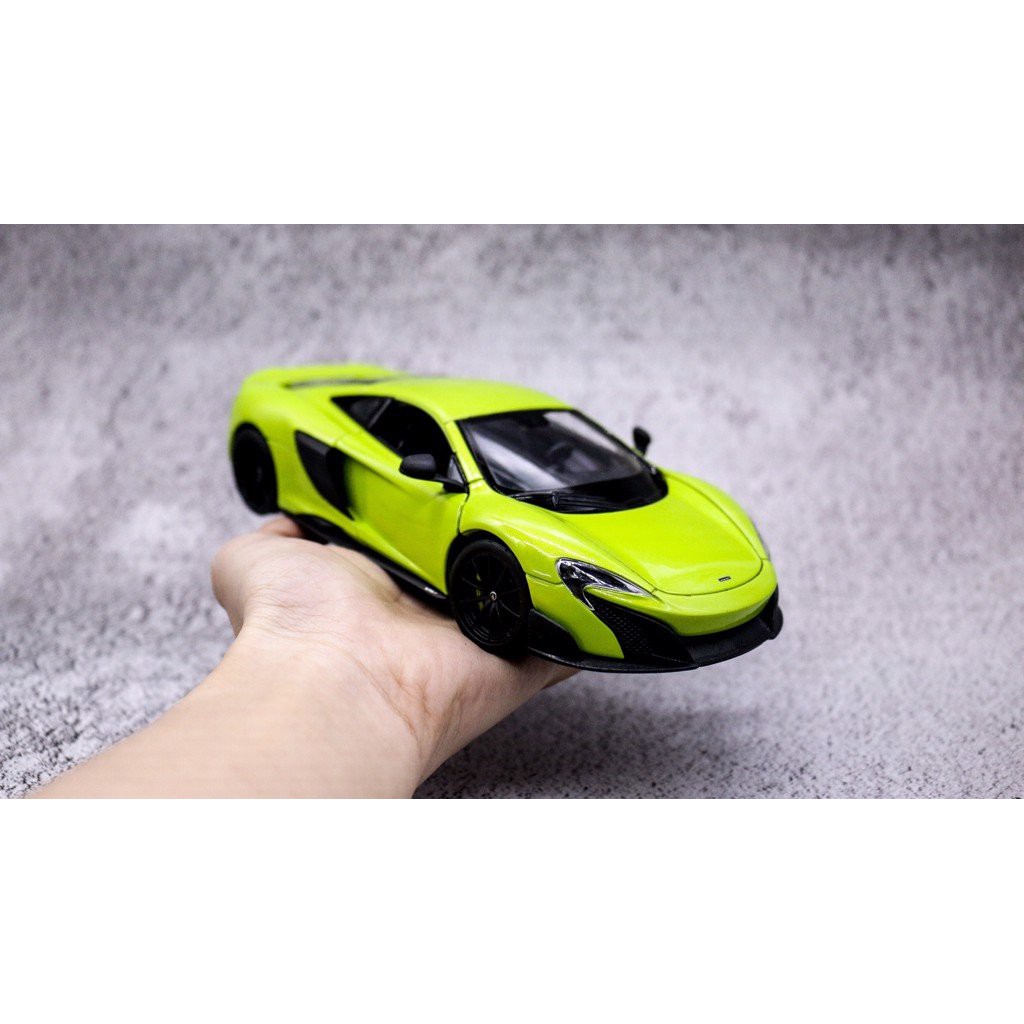 MÔ HÌNH XE MCLAREN 675LT GREEN 1:24 WELLY 5172