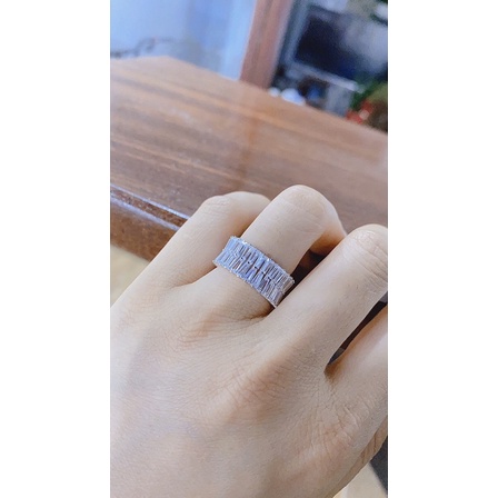 Nhẫn bạc nữ đá Paget xi bạch kim hàng cao cấp-Minh Tâm Jewelry