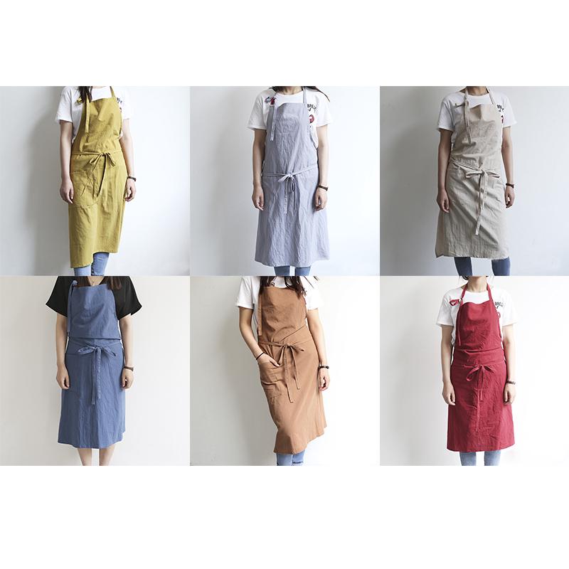 Tạp Dề Cotton Phong Cách Nhật Bản