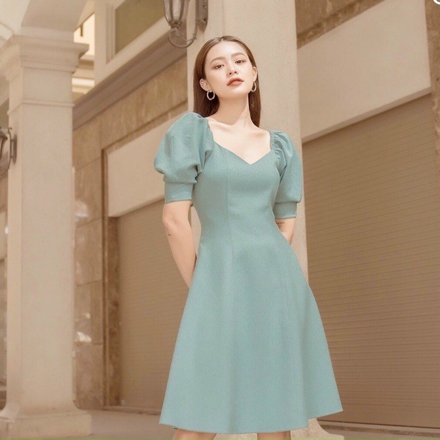 Đầm váy freesize mint basic