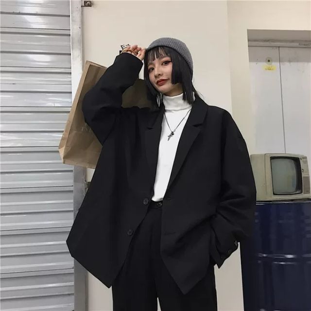 Áo blazer đen big size | BigBuy360 - bigbuy360.vn
