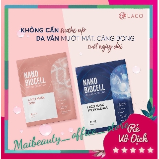 [SALE SỐC] Mặt nạ nano biocell Laco – mặt nạ sinh học dưỡng ẩm sáng da ngừa mụn [ Combo 270k / 6 miếng]