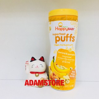 Bánh Ăn Dặm Organic Happy Baby Vị Chuối & Bí Đỏ (Hàng nội địa mỹ)