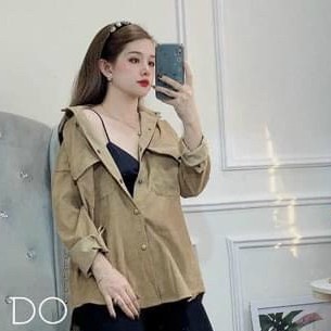 áo sơ mi nữ dài tay nhung tăm sang chảnh