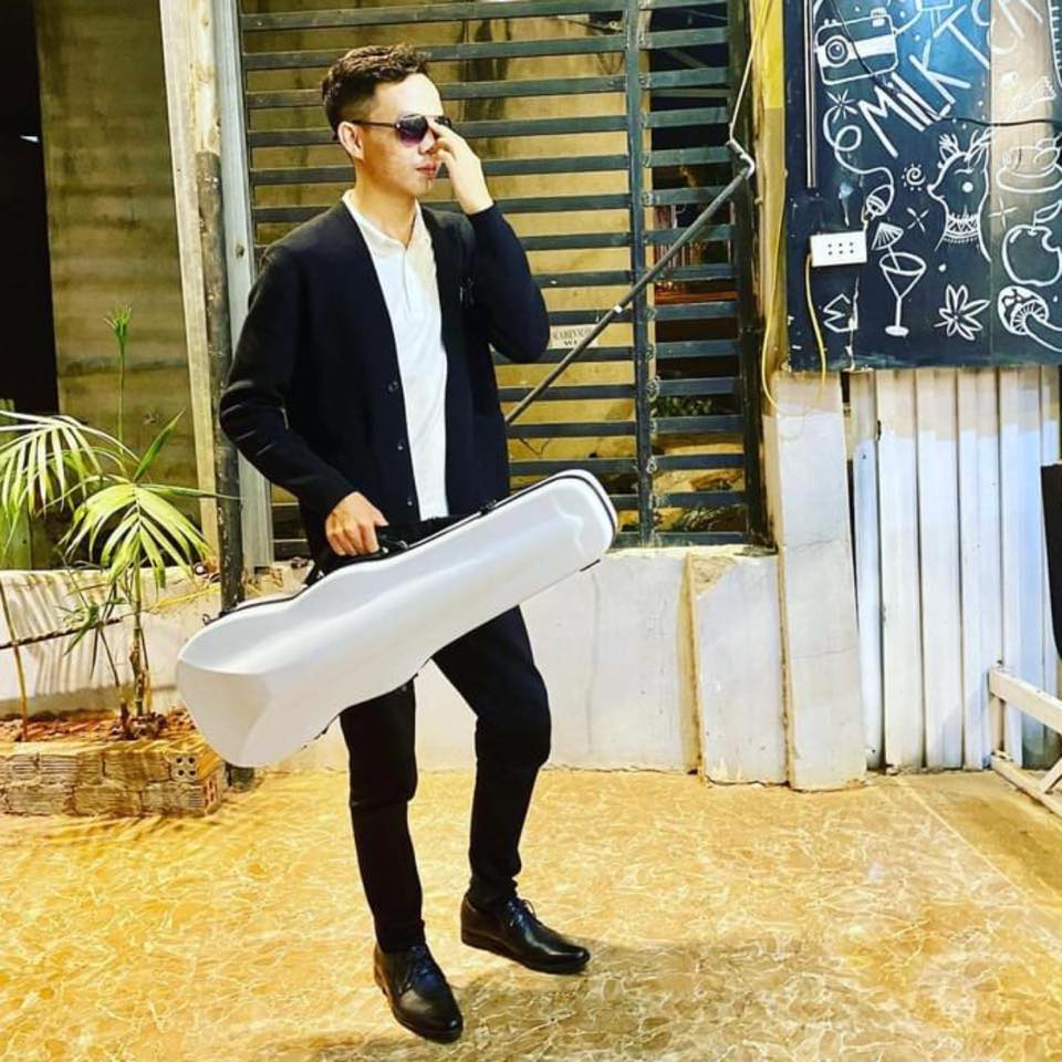 Hộp đàn Violin 4/4 sợi thuỷ tinh