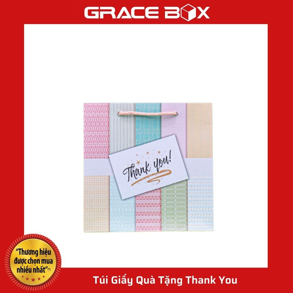 Túi Giấy Quà Tặng Thank You Xinh Xắn - Kích Thước 24 x 7.5 x 24 cm - Siêu Thị Bao Bì Grace Box