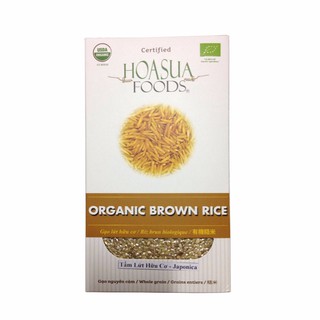 Gạo lứt brown rice hữu cơ Hoa Sữa