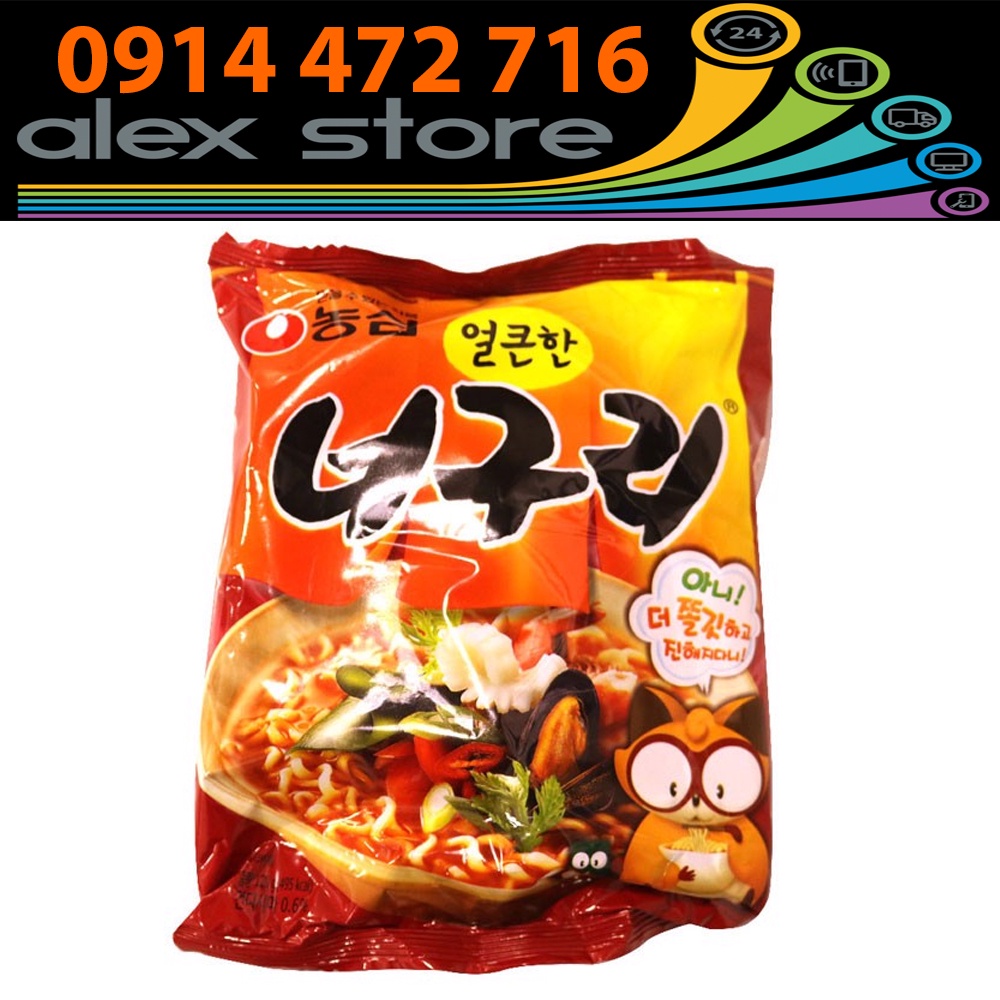 Nongshim Mì Neoguri Cay Nóng 120g 8801043014984 - Nhập Khẩu Hàn Quốc