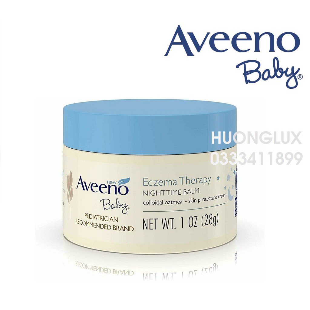 KEM GIẢM CHÀM LÁC AVEENO BABY ECZEMA THERAPY NIGHTTIME BALM 28G CHÍNH HÃNG - 9503