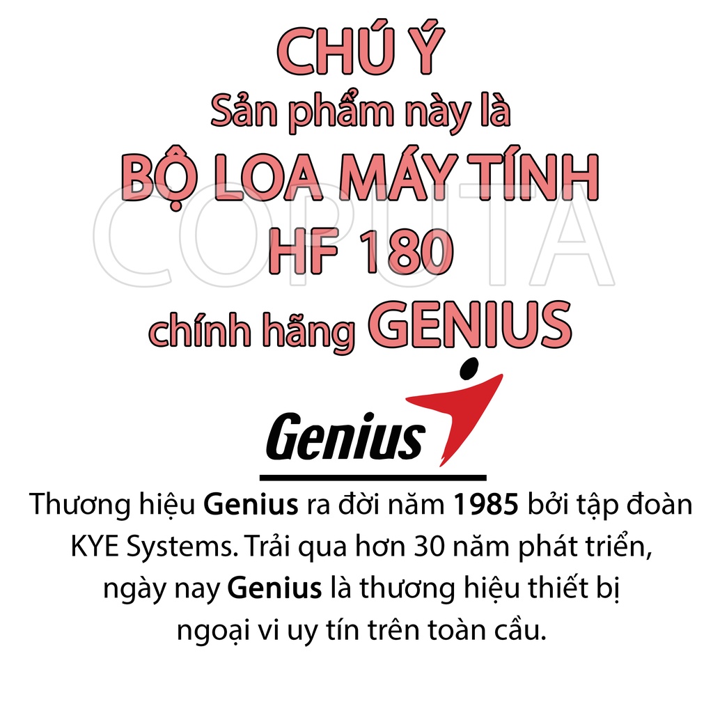 Loa vi tính mini Coputa Loa máy tính để bàn loa laptop HF180