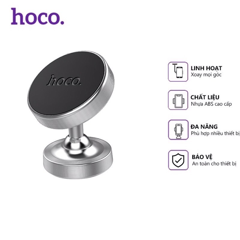 ✔Giảm giá ✔Giá đỡ điện thoại Hoco CA36 Plus trên xe hơi loại hít nam châm gọn chắc chắn xoay kiểu gì cũng được | BigBuy360 - bigbuy360.vn