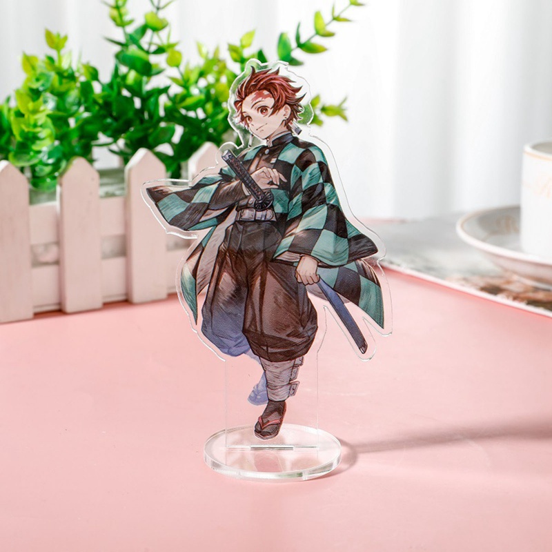 Mô hình nhân vật anime Demon Slayer có thể đứng chất liệu acrylic để bàn trang trí