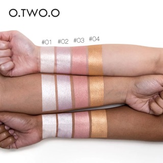 Phấn nén bắt sáng highlight  O.TWO.O trái tim