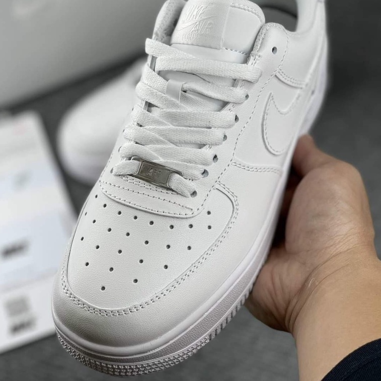 Giày Thể Thao Nam Nữ All White, Giày AF1 Trắng [ Air Force 1 Hàng Đẹp Full Box Bill ]