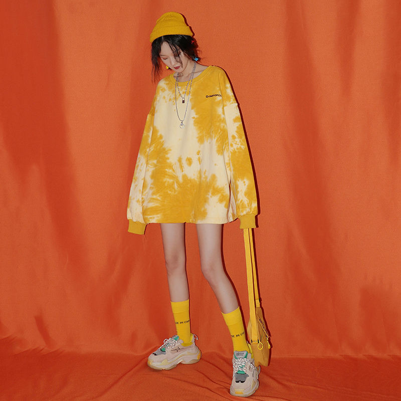 Áo Sweater Tay Dài Dáng Rộng Thời Trang Dành Cho Nam Và Nữ