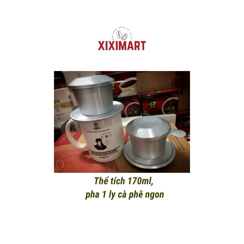 Phin nhôm Trung Nguyên pha cà phê 170ml pha 1ly cà phê Xiximart