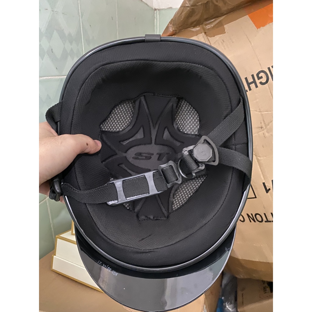 Mũ bảo hiểm nửa đầu xịn chuẩn hàng dự án xuất dư