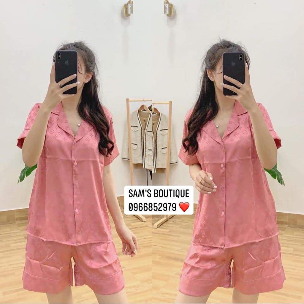 Bộ Pijama Lụa  ( Gấm) Cao Cấp | BigBuy360 - bigbuy360.vn
