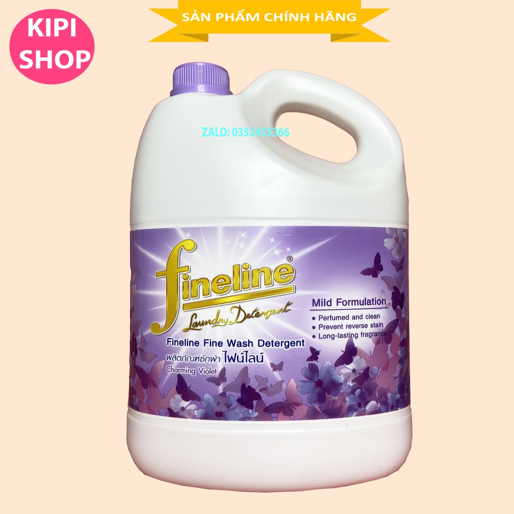 NƯỚC GIẶT XẢ FINELINE THÁI LAN 3000ML MẪU MỚI 2021