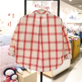 Áo kẻ đỏ Allo & Lugh xuất Hàn